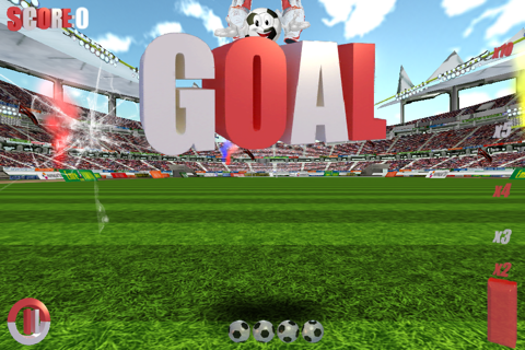 Goal Keeper Shootout Soccer screenshot 2