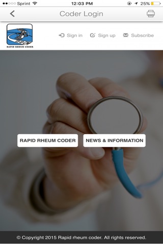 Rapid Rheum Coder screenshot 3