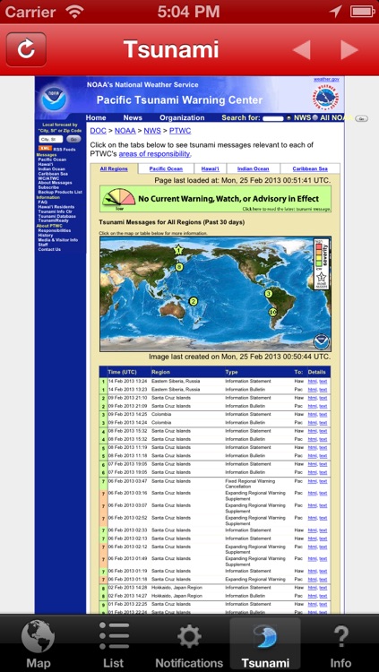 Earthquake - International maps, reports, & custom alerts screenshot-4