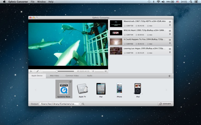 Screenshot #1 for Ephnic Video Converter