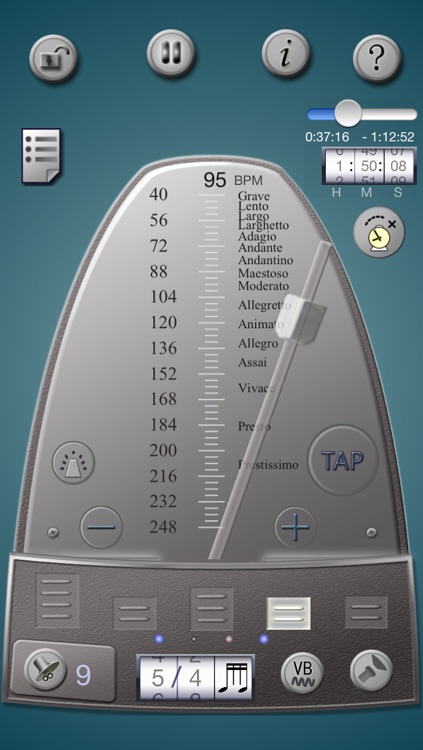 Lifelike Mechanical Metronome