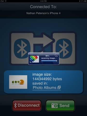 Bluetooth Photo Share screenshot