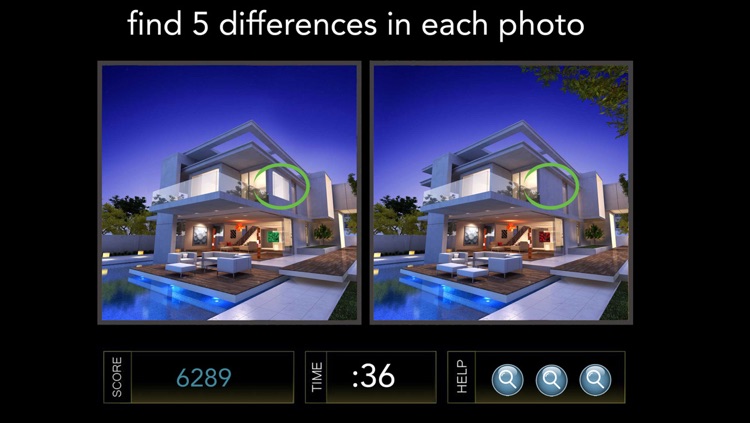 Spot the Difference Image Hunt Game - Gold Edition