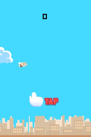 Flappy Super Hero : The Amazing Clumsy Cat Game screenshot 2