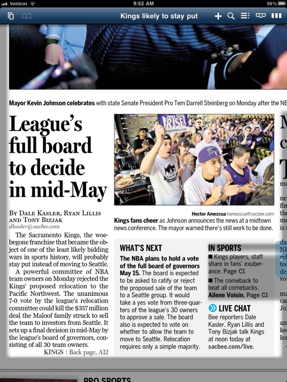The Sacramento Bee e-Edition for iPad screenshot-3
