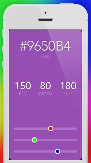 ‎Colour Picker — RGB & HEX Colour Converter Tool Screenshot