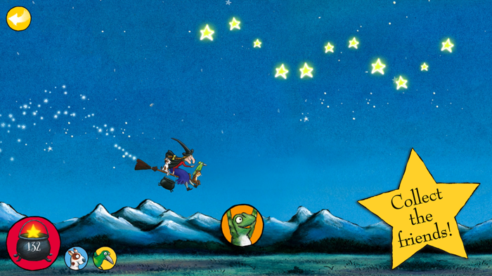 Room on the Broom Flying