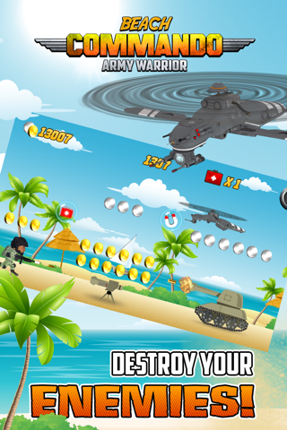 Beach Commando Warrior Blitz: Army Combat War Battle Forces screenshot 2