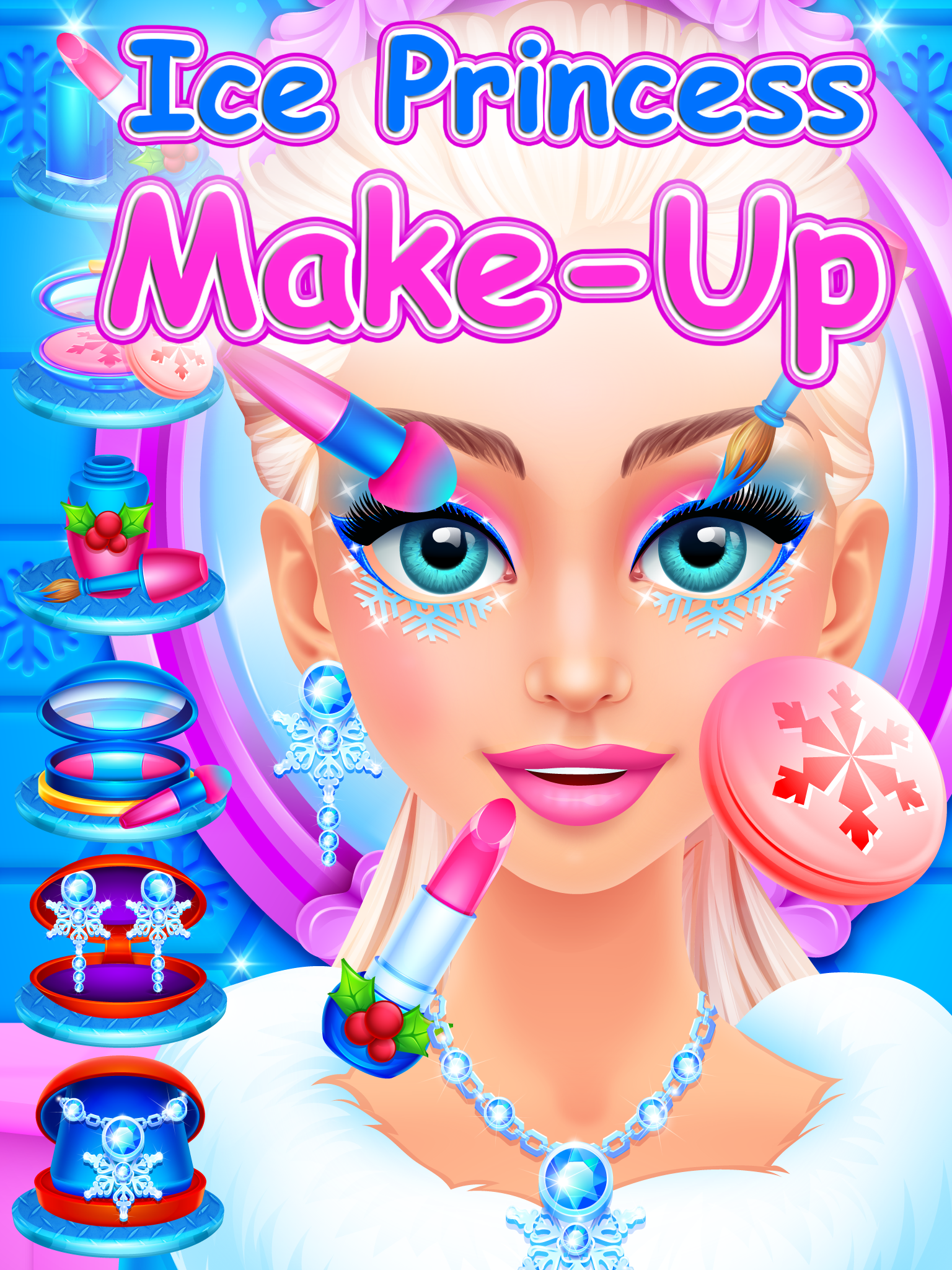 Frosty Christmas Beauty Salon - Makeover Spa Games screenshot 6