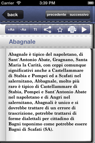 Cognomi & Stemmi screenshot 4