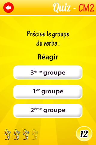 Jeu de Français CM2 – Cahier de vacances – test Quiz screenshot 2