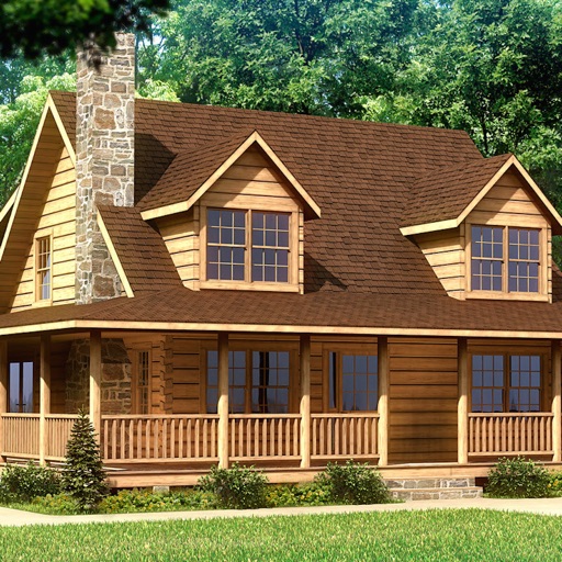 Log Style House Plans icon