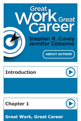 Great Work Great Career by Stephen Covey and Jennifer Colosimo screenshot 2