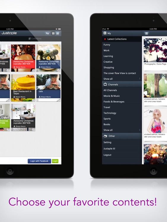 Justaple for iPad