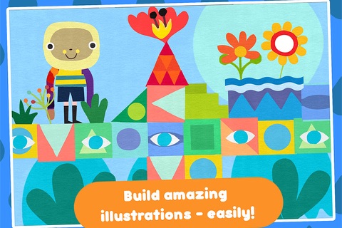Paper Cut Studio – cutting and painting activity for children - create craft collage illustration and art screenshot 3