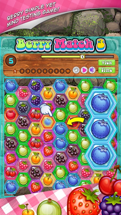 Berry Match Three PRO - A fun, yummy fruit switch-ing puzzle game!