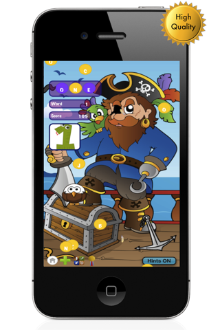 Pirate World of Words: Easy Cool First English Lessons screenshot 2