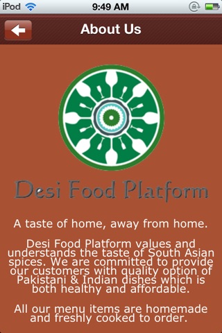 Desi Food Platform screenshot 2