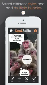 speech bubbles - caption your photos iphone screenshot 3