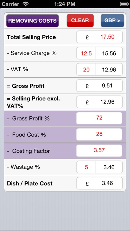Food costing (made simple) screenshot-3