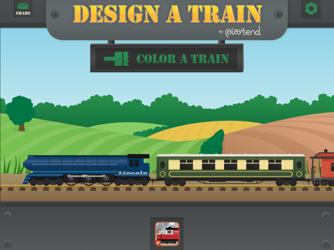 Design A Train Lite iPad screenshot 1 - Games app