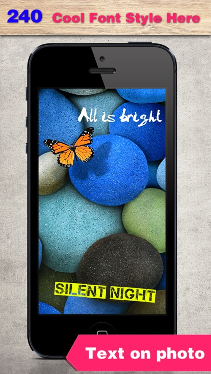 Texts on Photo HD Pro – text over picture & caption designs editor