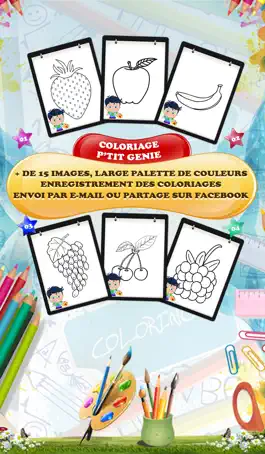 Game screenshot P'tit Génie Colorie Les Fruits - Coloriage GRATUIT apk