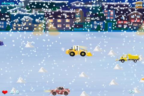 Snow Plow Town Racing : The City Cold Winter Street Kings - Free Edition screenshot 4