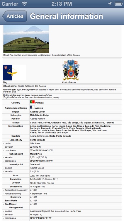 Azores Offline Map - PLACE STARS screenshot-4