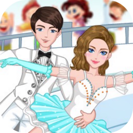 Ice Skating Couple Icon