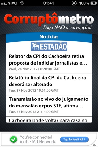 Corruptometro Brasil screenshot 3