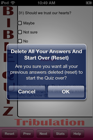 Tribulation Bible Quiz screenshot 4