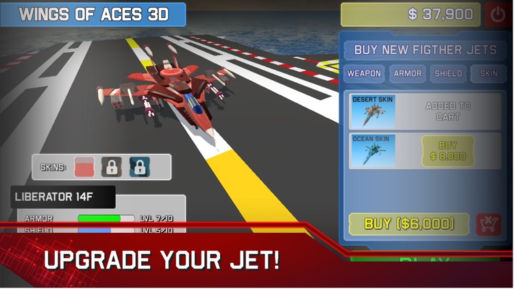 Wings of Aces: Jet Fighter Strike 3D screenshot-4