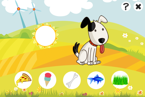 Animated Kids Game To Learn About Good Nutrition: Feed the Happy Farm Animals, Free & Funny Education screenshot 2