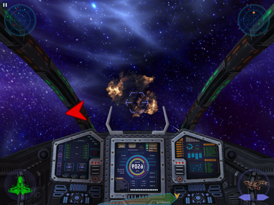 Space Wars 3D Star Combat Simulator: FREE THE GALAXY! iPad screenshot