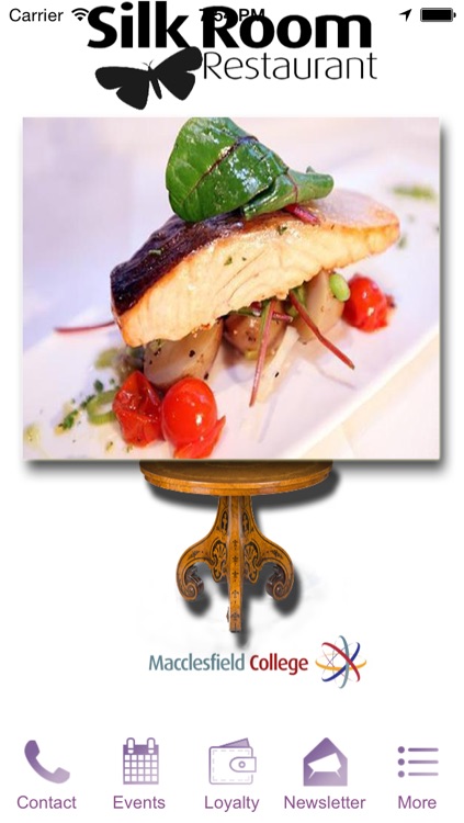 The Silk Room Restaurant Macclesfield College