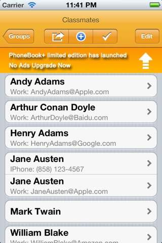 PhoneBook Messenger screenshot 3