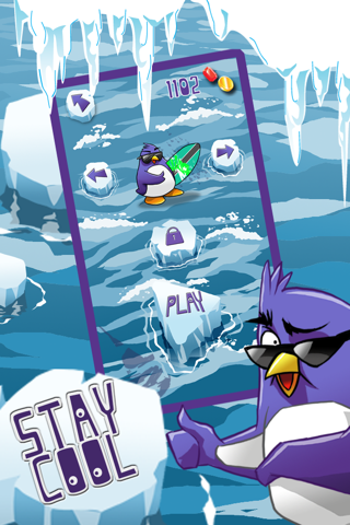 Extreme Penguin Surfing Adventure Crush screenshot 2