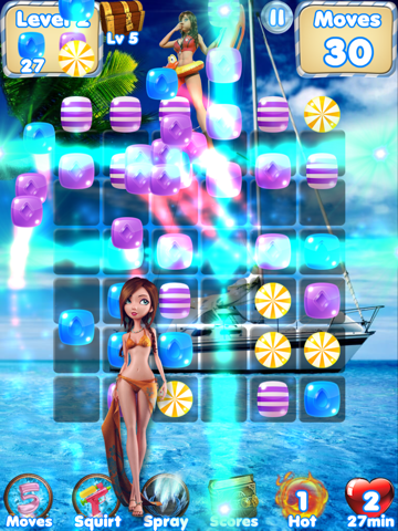 Beach Adventure Heroes - Crush gummy candy to save the Hawaiian Tropics! iPad screenshot 4 - Games app