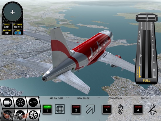 Flight Simulator FlyWings Online 2016 HD iPad app afbeelding 4