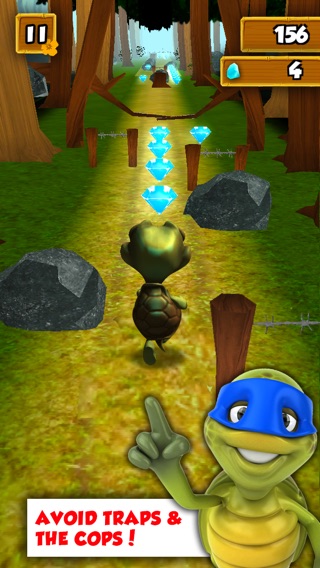 A Turtle Ninja Run 3D - Cool Kids Fun For Boys & Girls Freeのおすすめ画像2