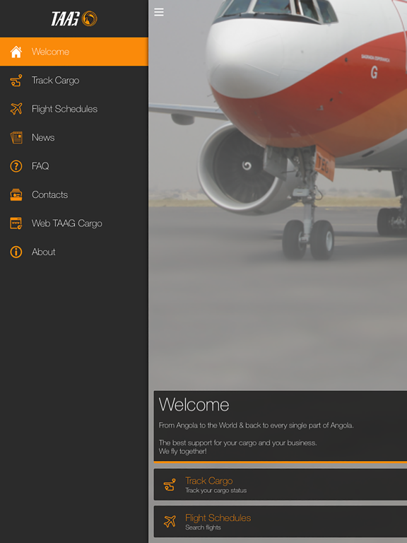 TAAG Cargo app screenshot 3