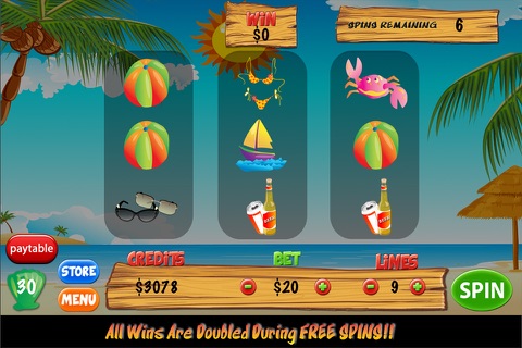 Summer Slots Casino - Lucky 7 Jackpot Las vegas Edition screenshot 2