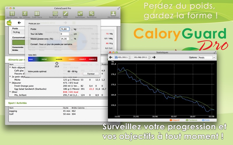 Screenshot #3 pour CaloryGuard Pro