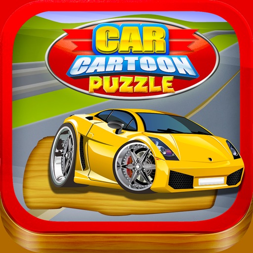 Car Cartoon Puzzle for Kids and Toddlers icon