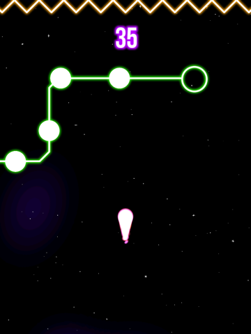 Rock Shot hit dots following hard rock rhythm and music iPad screenshot
