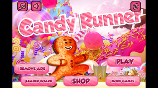 Screenshot #1 pour Candy Runner - Race Gingerbread Man Else Crush into Candies