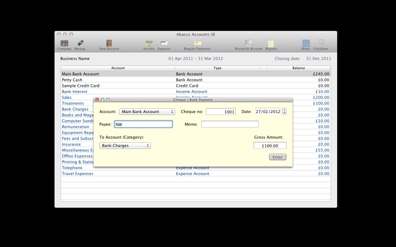 Screenshot #3 pour Abacus Accounts SE