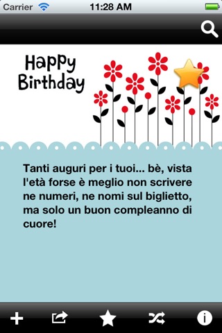 Messagi di buon compleanno screenshot 2