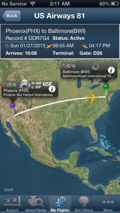 Baltimore Washington Airport BWI - Flight Tracker